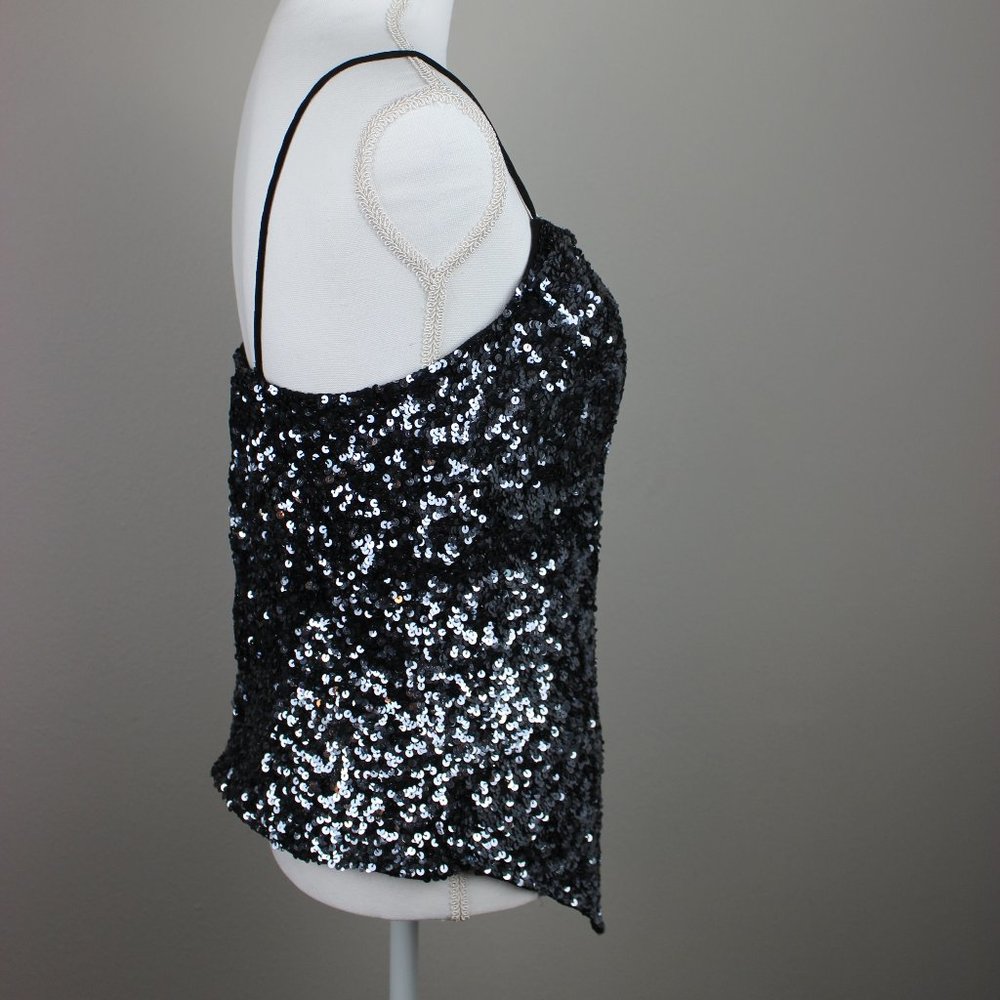 Silver Sequin Top - image 4